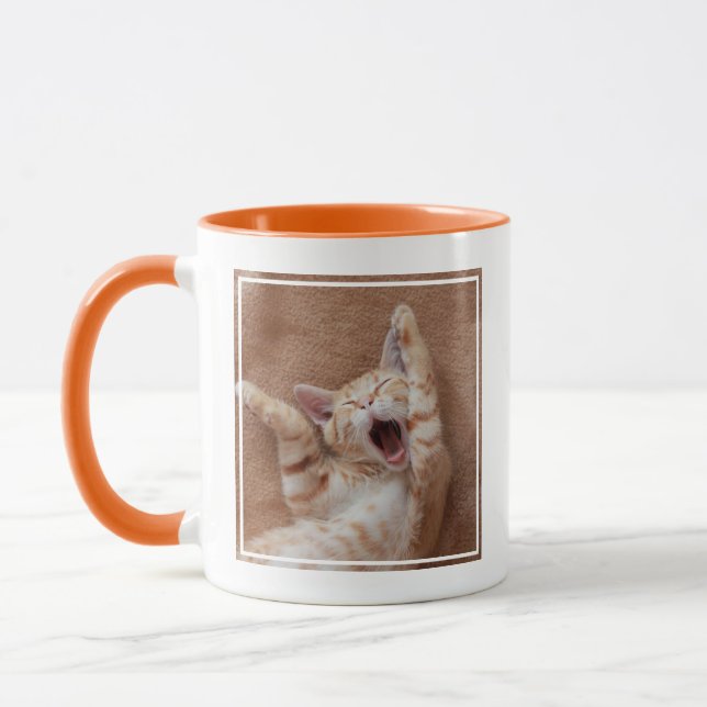 Taza Animales de bebé más afectados | Ginger Kitten Yaw (Izquierda)