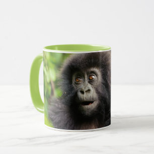 Taza Animales de bebé más afectados Gorila de montaña