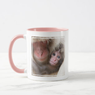 Taza Animales de bebé más afectados Mono de nieve