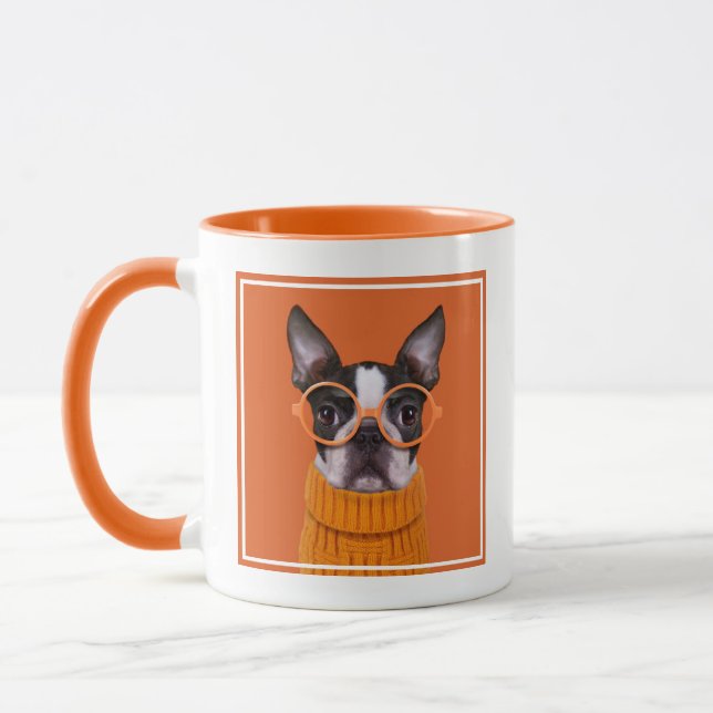 Taza Animales de bebé más afectados | Naranja Boston Te (Izquierda)