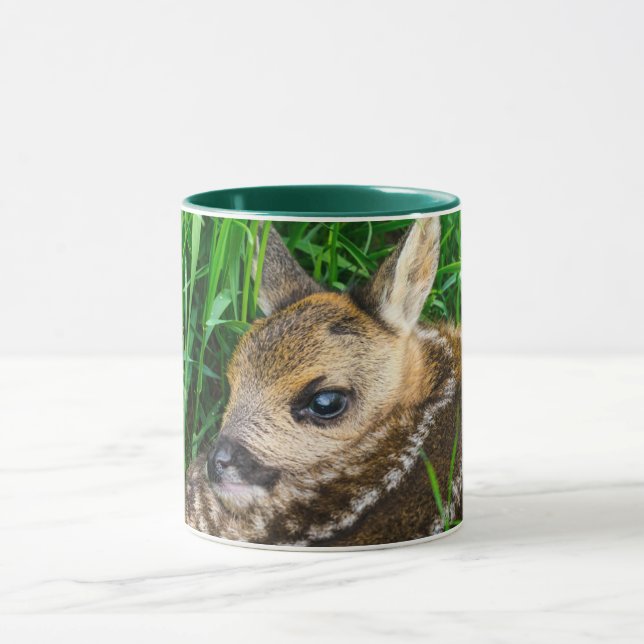 Taza Animales de bebé más afectados | Roe Deer Baby (Centro)