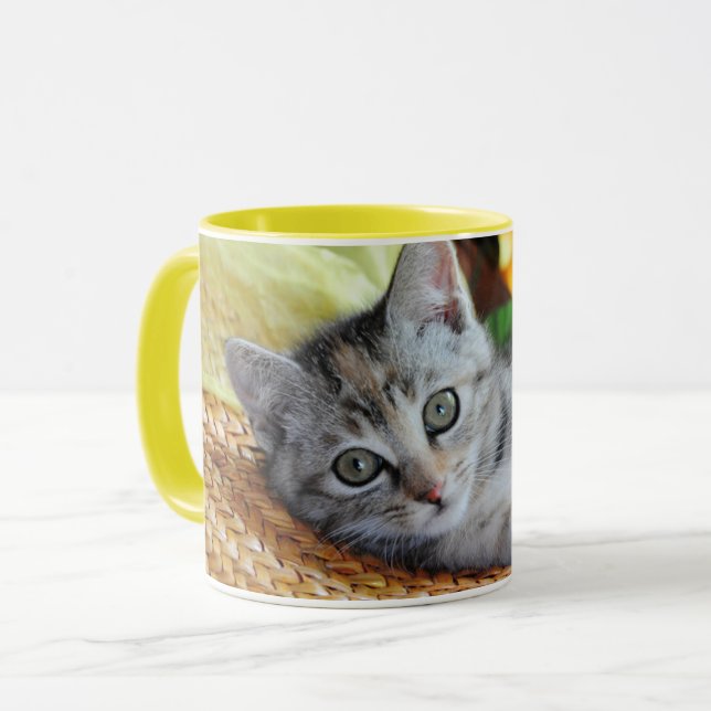 Taza Animales de bebé más afectados | Salto de gatitos (Anverso izquierdo)