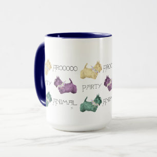 Taza Animales de fiesta de Terrier Escocés