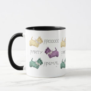 Taza Animales de fiesta del Terrier Escocés
