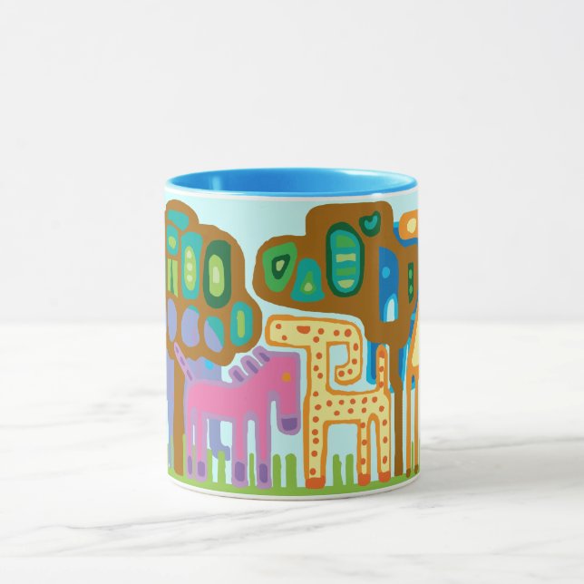 Taza animales de la jungla (Centro)