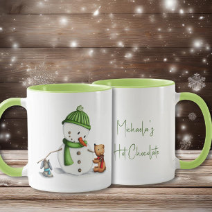 Taza Animales de muñecas de nieve
