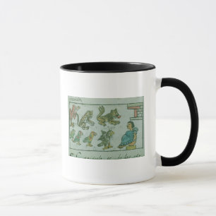 Taza Animales del emperador azteca