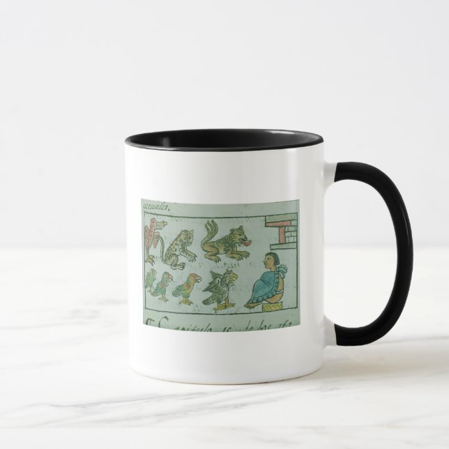 Taza Animales del emperador azteca (Derecha)