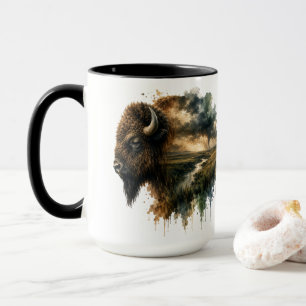 Taza Animales Majestuosos Doble Exposición