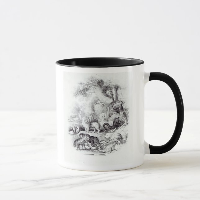 Taza Animales salvajes 'de una historia de la tierra (Derecha)