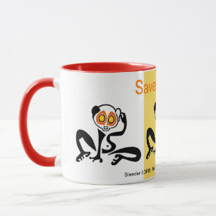Taza Animales salvajes - Salven LORISES Lentos - Amante