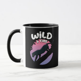 Taza Animales salvajes y libres de la jungla del pantan