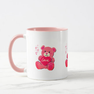 Taza Animalito Kawaii Esponjoso Rosa