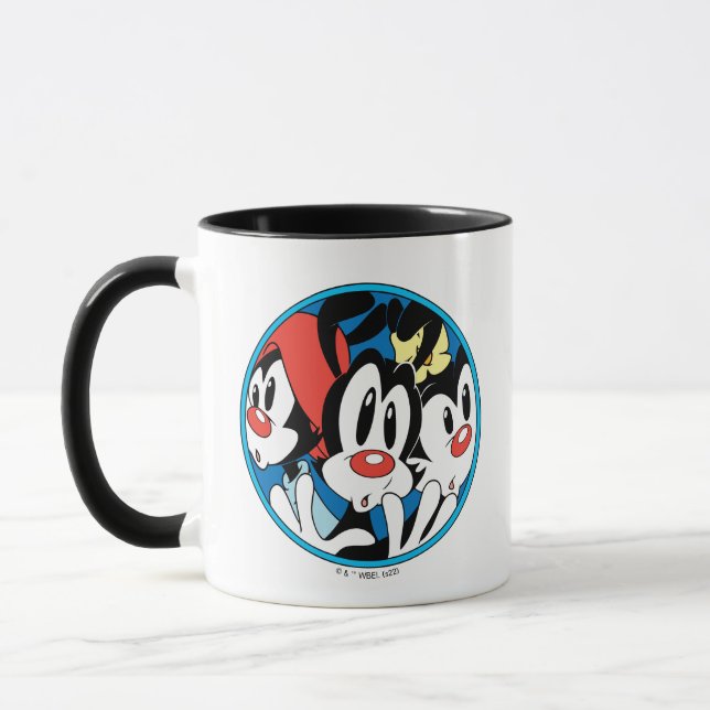 Taza Animaniacs | Gráfico circular de hermanos Warner (Izquierda)