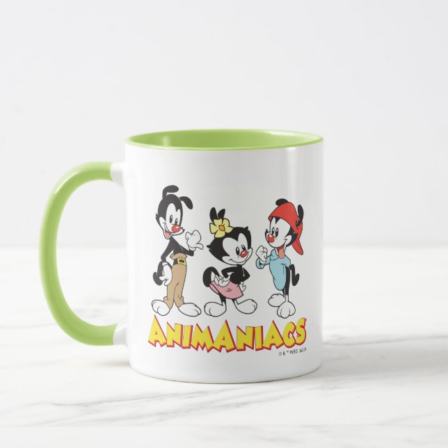 Taza Animaniacs | Yakko, Dot, and Wakko Standing (Izquierda)