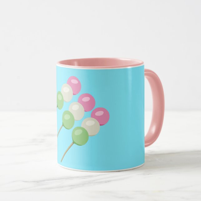 Taza Anime Blue Pastel Dango Mug (Anverso derecho)