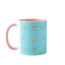 Anime Blue Pastel Dango Mug