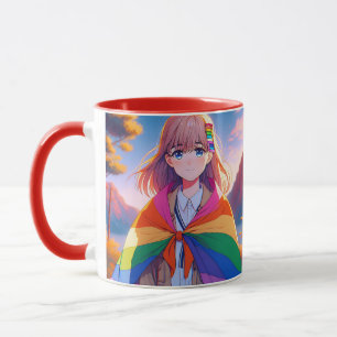 Taza Anime Chica con LGBTQIA+ Cabo