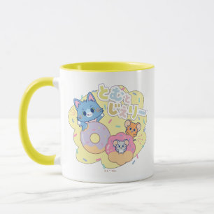 Taza Anime Donut se ilumina con Tom, Jerry y Tuffy