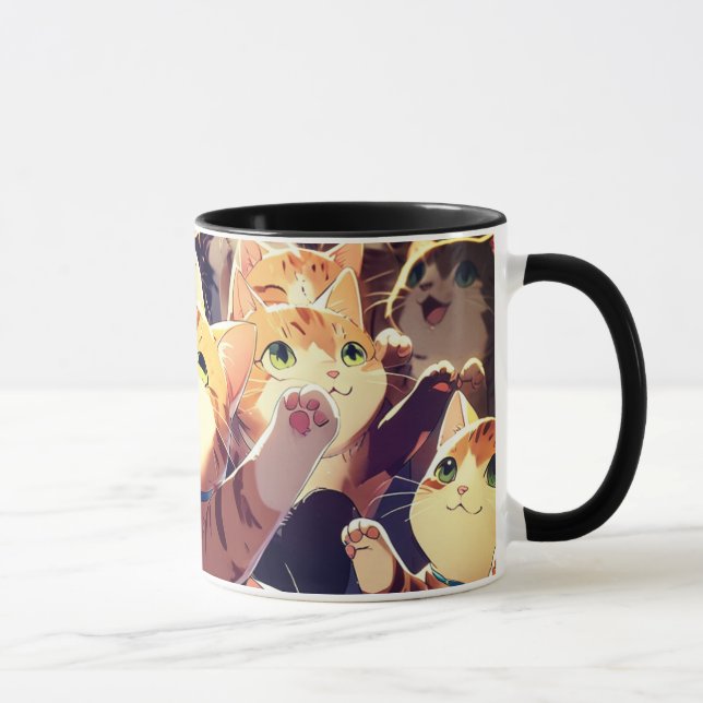 Taza Anime lindo gato (Derecha)