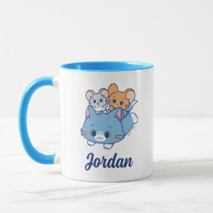 Taza Anime Tom, Jerry y Tuffy