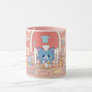Taza Anime Tom, Jerry y Tuffy Bakery