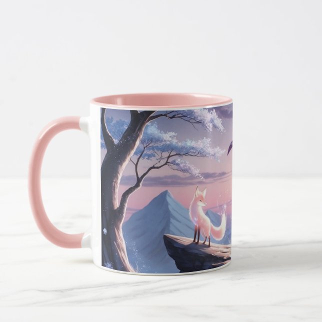 Taza Anime Twilight | Spirit Fox Fantasy Mug (Izquierda)