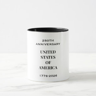 Taza Aniversario 250 1776–2026 – Encendedor Premium USA