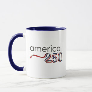 Taza Aniversario 250 América - Regalo de bandera p