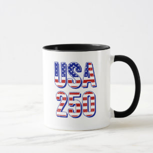 Taza Aniversario 250 de EE. UU. 1776-2026 Patriótico Am