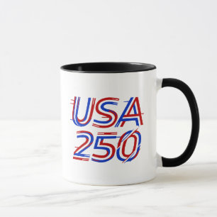 Taza Aniversario 250 de EE. UU. 1776-2026 Patriótico Am