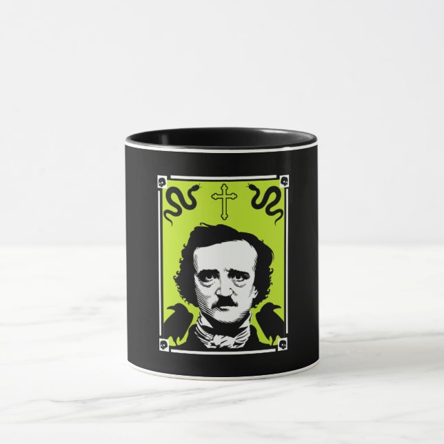 Taza Aniversario de Edgar Allan Poe 19 de enero (Centro)