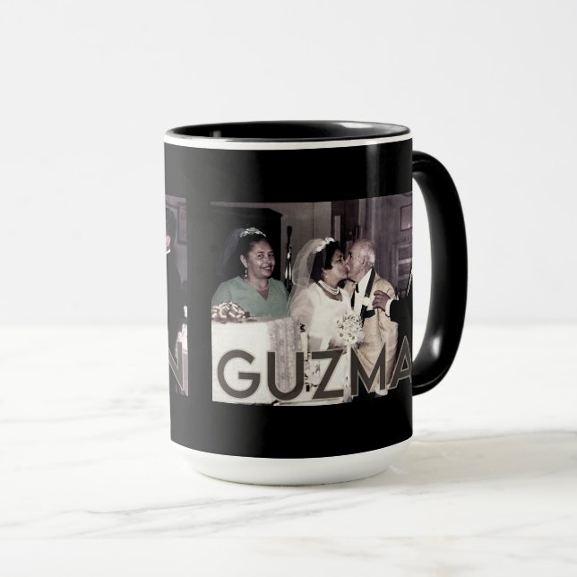 Taza Aniversario de JUAN SR. y JUANITA GUZMAN (Anverso derecho)