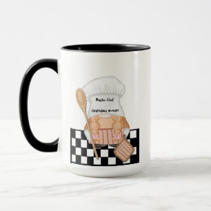 Taza Aniversario de la abuela Cocina del Chef Gnome