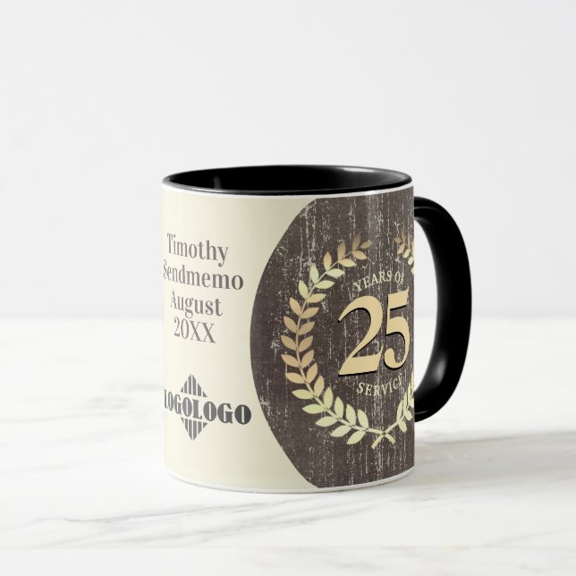 Taza aniversario de la longevidad del hito en el person (Anverso derecho)