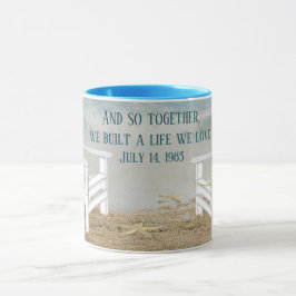 Taza Aniversario de las tumbonas de la esposa