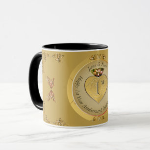 Taza Aniversario del 1/50 Boda de Oro