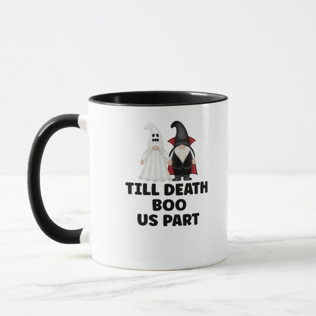 Taza Aniversario del Boda de Halloween - Hasta la muert (Izquierda)