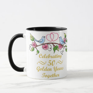 Taza Aniversario del Boda de Oro