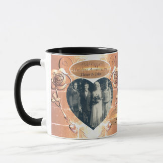 Taza Aniversario del Boda del Cobre 22/7