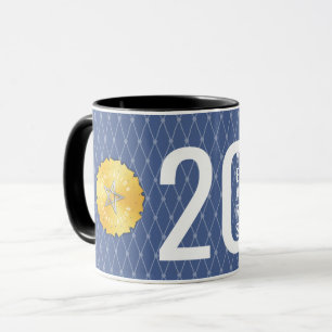 Taza Aniversario del jalón del empleado 20 años de ta