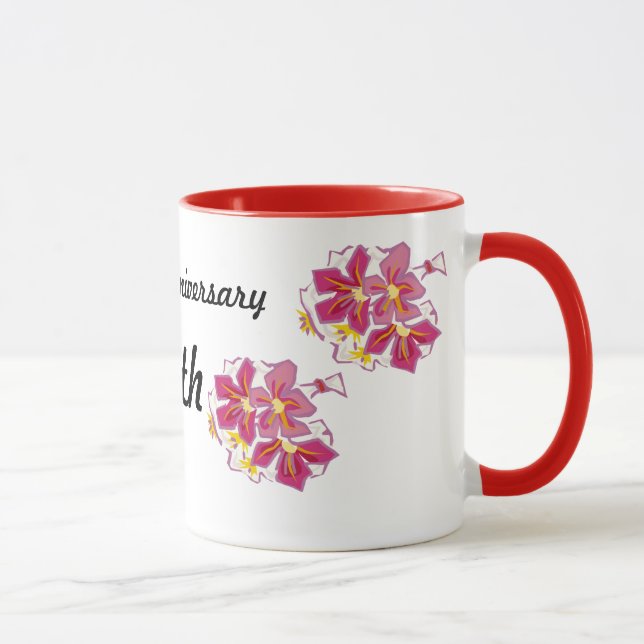 Taza Aniversario feliz 45.o (Derecha)