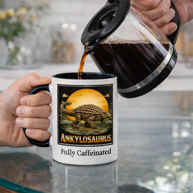 Taza Ankylosaurus Dinosaur Prehistórico Luna (Subido por el creador)