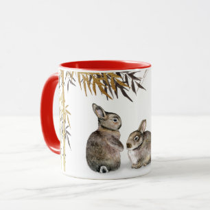Taza Año Chino del Conejo Año Personalizado