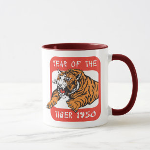 Taza Año chino del regalo 1950 del tigre