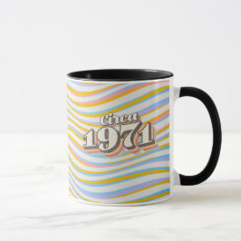 Taza Año de Cumpleaños - Alrededor de 1971