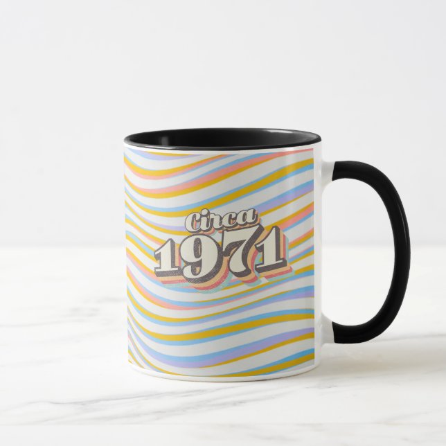 Taza Año de Cumpleaños - Alrededor de 1971 (Derecha)