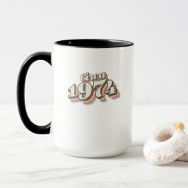 Taza Año de Cumpleaños - Alrededor de 1974