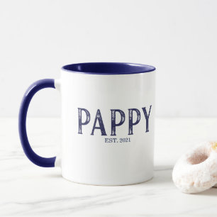 Taza Año de Establecimiento de Blue Pappy