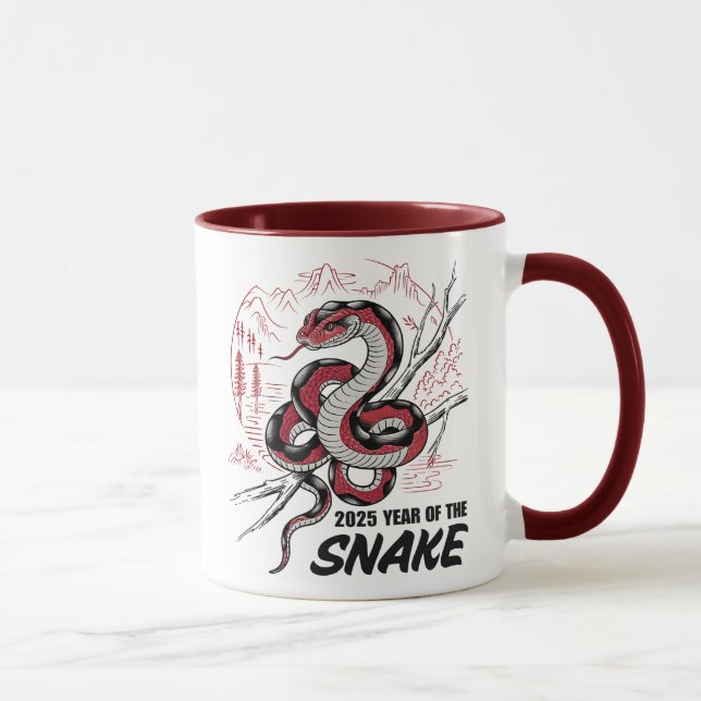 Taza Año De La Serpiente 2025 (Derecha)